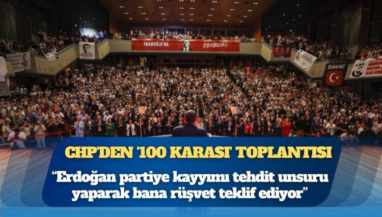 Özgür Özel: Erdoğan bana rüşvet teklif ediyor