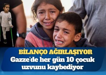 Gazze’de her gün 10 çocuk uzvunu kaybediyor