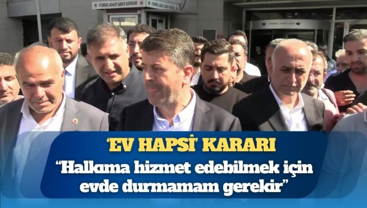 Ev hapsi cezası verilen Adıyaman Belediye Başkanı Abdurrahman Tutdere: “Halkıma hizmet edebilmek için evde durmamam gerekir”