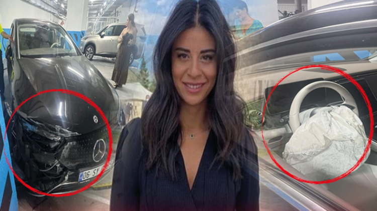 Muhabirin 7 milyonluk lüks aracı Çeşme’de perte çıktı