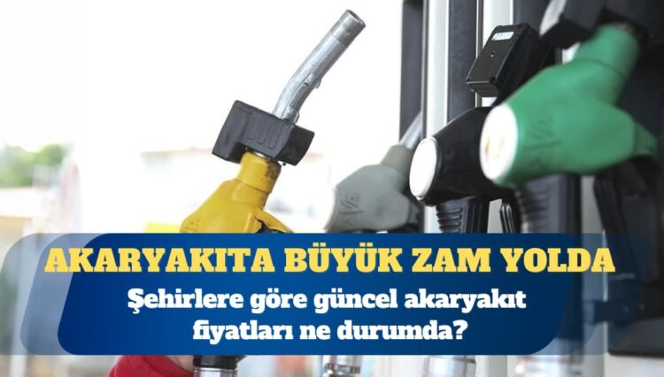 Benzin ve motorine büyük zam bekleniyor