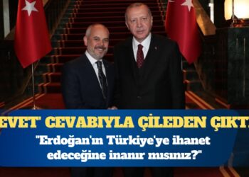“Erdoğan’ın Türkiye’ye ihanet edeceğine inanır mısınız?” diye soran Cumhurbaşkanı danışmanı, ‘evet’ cevabıyla çileden çıktı