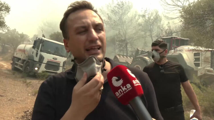 Bornova ve Buca’da orman yangını