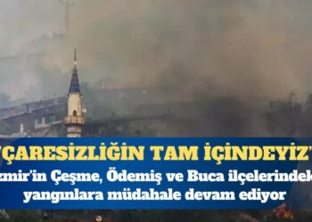 Çeşme, Ödemiş ve Buca’da orman yangınları: Gördükçe yüreğimiz parçalanıyor