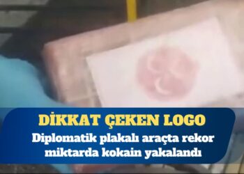 Diplomatik plakalı araçta rekor kokain yakalandı: Paketlerin üzerinde dikkat çeken logo