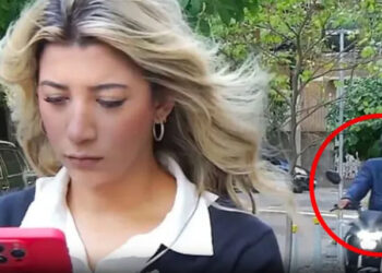 Canlı yayına giren muhabir gaspçının hedefi oldu