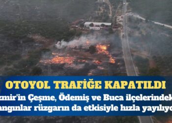 İzmir-Aydın Otoyolu trafiğe kapatıldı