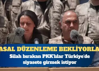 Silah bırakan PKK’lılar Türkiye’de siyasete girmek istiyor
