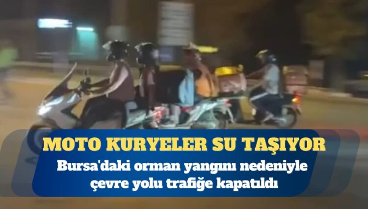 Bursa’daki orman yangını nedeniyle çevre yolu trafiğe kapatıldı, alevler yerleşim yerlerine ulaştı, belediye ‘kül yağışı’ uyarısı yaptı