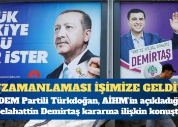 DEM Parti Eş Genel Başkan Yardımcısı Öztürk Türkdoğan: Demirtaş’ın önümüzdeki hafta yapılacak incelemede tahliye edilmesini bekliyoruz
