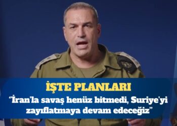 İsrail genelkurmay başkanı: İran’la savaş henüz bitmedi, Suriye’yi zayıflatmaya devam edeceğiz