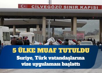 Suriye, Türk vatandaşlarına yeniden vize uygulaması başlattı