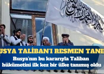 Taliban’ı resmen tanıyan ilk ülke Rusya oldu