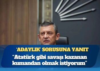 CHP lideri Özgür Özel: Atatürk gibi savaşı kazanan kumandan olmak istiyorum