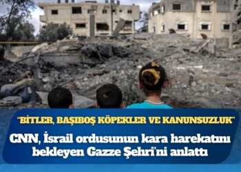 CNN “Bitler, başıboş köpekler ve kanunsuzluk” başlıklı haberinde Gazze’yi anlattı: “Gazze’de köpekler o kadar çok insan cesedi yedi ki vahşileşti, havlamaları bile değişti”