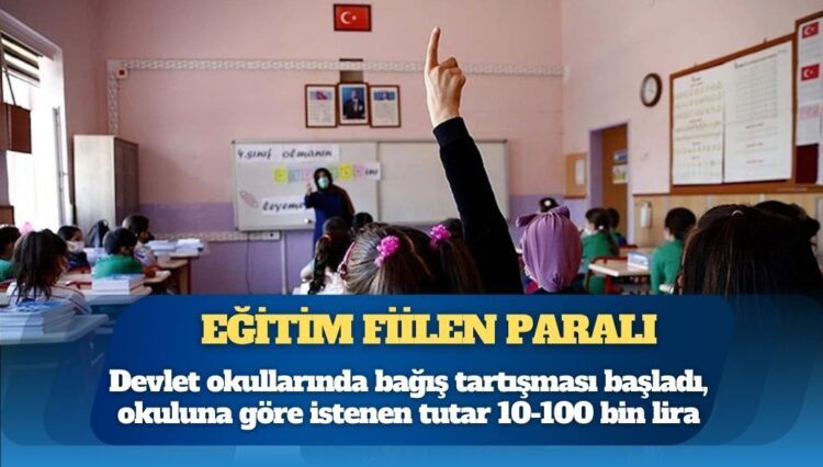 Eğitim fiilen paralı: Devlet okulu tarifesi özelle yarışıyor