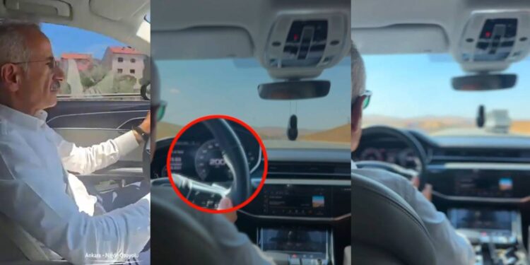 Hız limitini ihlal eden Ulaştırma Bakanı Abdulkadir Uraloğlu kendisine ceza kesti