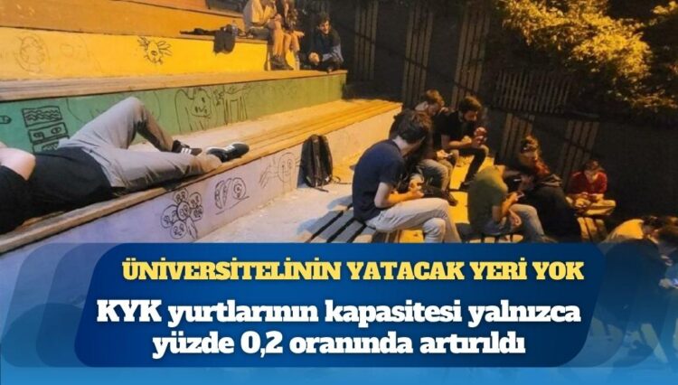 Öğrencilerin barınma krizi devam ediyor: Yurt kapasitesi yalnızca yüzde 0,2 arttırıldı