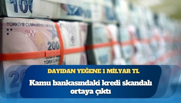 Dayıdan yeğene 1 milyar TL: Kamu bankasındaki kredi skandalı ortaya çıktı