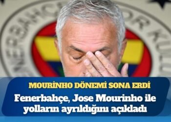 Fenerbahçe, Jose Mourinho’nun ayrılığını açıkladı