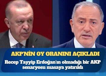 Fatih Altaylı, Erdoğan’sız AKP’nin oy oranını açıkladı