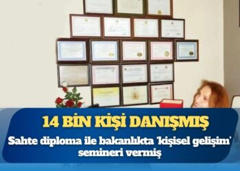 Sahte diploma ile bakanlıkta ‘kişisel gelişim’ semineri vermiş