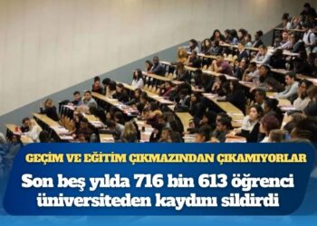 5 yılda 716 bin öğrenci üniversite kaydını sildirdi