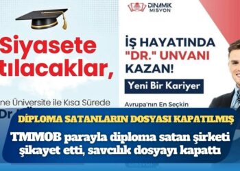TMMOB parayla diploma satan şirketi şikayet etti, savcılık dosyayı kapattı