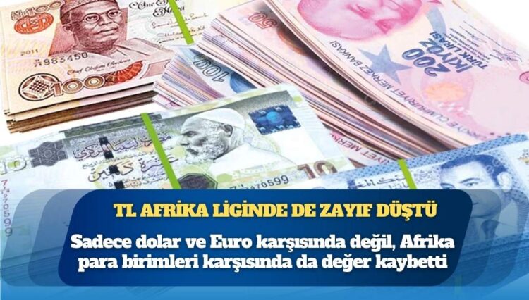 TL Afrika liginde de zayıf düştü