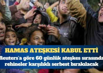 Reuters: Hamas ateşkesi kabul etti