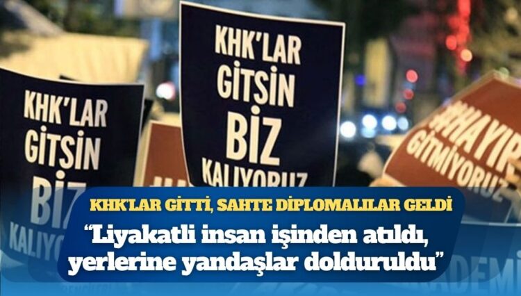 Gerçek diplomalılar pazarcılık yapıyor, yerlerini sahte diplomalı yandaşlarla doldurdular