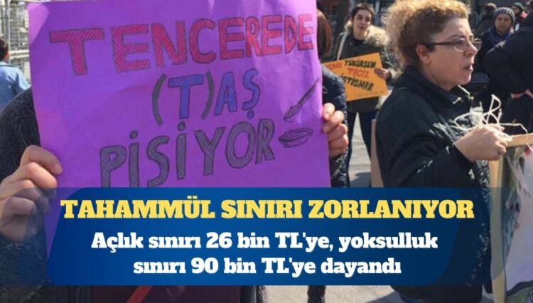 BİSAM açıkladı: Açlık sınırı 26 bin TL’ye, yoksulluk sınırı 90 bin TL’ye dayandı