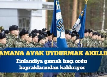 Finlandiya gamalı haçı ordu bayraklarından tamamen kaldırıyor