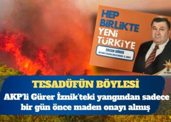 AKP’li patron İznik’teki yangından sadece bir gün önce maden onayı almış