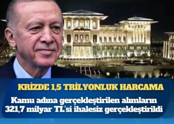 Krizin gölgesinde 1,5 trilyonluk harcama