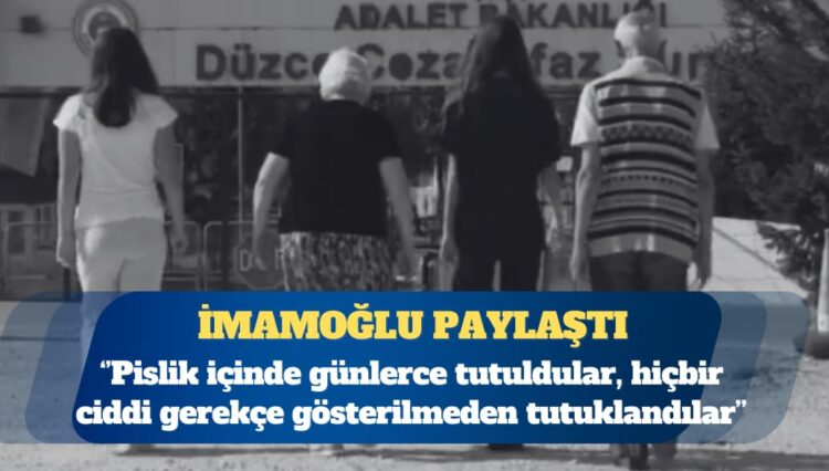 Ekrem İmamoğlu, İBB tutuklusu kadınların belgeselini paylaştı: Pislik içinde günlerce tutuldular, hiçbir ciddi gerekçe gösterilmeden tutuklandılar