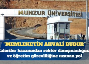Memleketin ahvali budur: Kalorifer kazanından rektör danışmanlığına ve öğretim görevliliğine uzanan yol