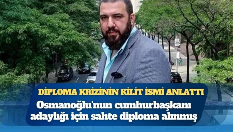 Abdülhamid Kayıhan Osmanoğlu’nun cumhurbaşkanı adaylığı için sahte diploma alınmış