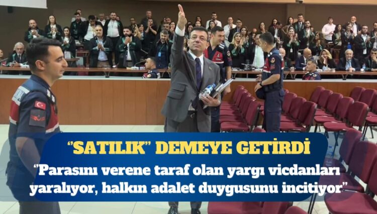Ekrem İmamoğlu: Parasını verene taraf olan yargı vicdanları yaralıyor