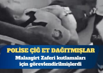 Malazgirt Zaferi kutlamaları için görevlendirilen polisler, dağıtılan kumanyalardaki çiğ etten zehirlendi