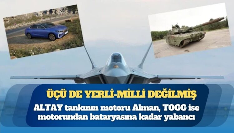 Yerli ve milli masalı bitti: Üçünün de motoru yokmuş