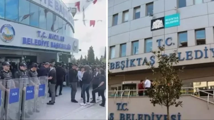 Avcılar ve Beşiktaş belediyelerine operasyon: Çok sayıda gözaltı