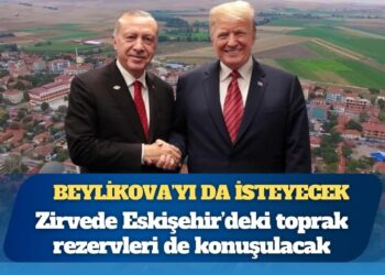 ABD Başkanı Donald Trump, Cumhurbaşkanı Recep Tayyip Erdoğan’dan Beylikova’yı da isteyecek