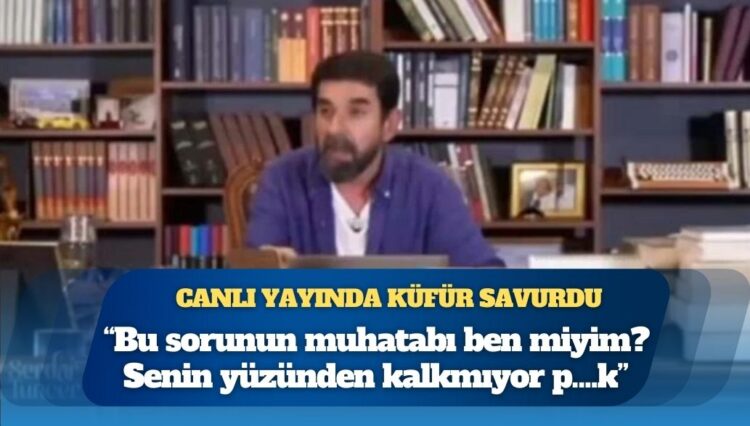 AKP’nin ünlü yüzü canlı yayında küfür savurdu