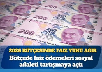 2026 bütçesinde faiz yükü ağır: Memura 5 trilyon, faize 3 trilyon