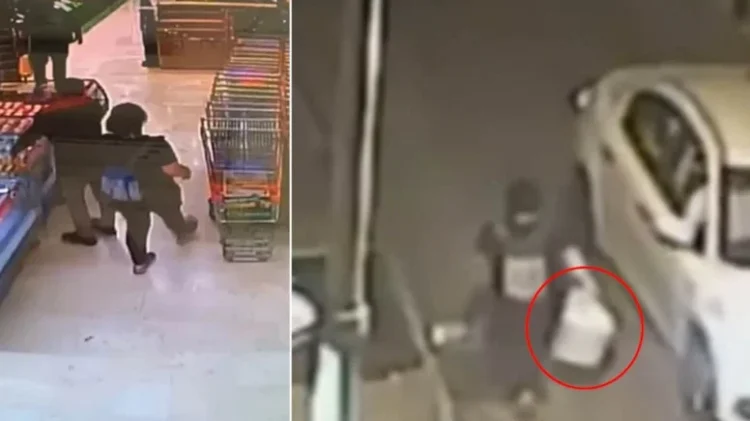 Dehşetin görüntüsü: Kovada bebek var