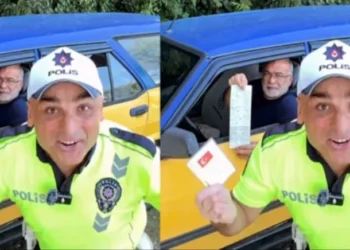 Videolarıyla ünlenmişti: Fenomen trafik polisi görevden uzaklaştırıldı