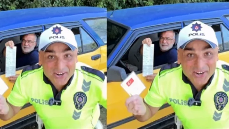 Videolarıyla ünlenmişti: Fenomen trafik polisi görevden uzaklaştırıldı