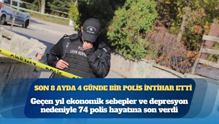 8 ayda 66 polis intihar etti