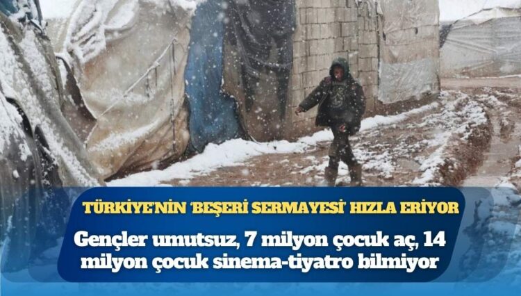 Milyonlarca çocuk yatağa aç giriyor